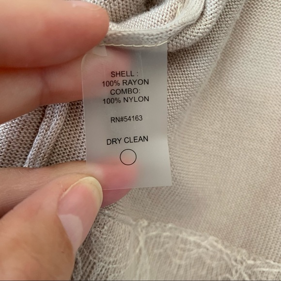 Tommy Hilfiger Lightweight Cardigan Lace Trim S - Picture 6 of 10